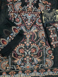 Ramsha Luxury Embroidered Festive Chiffon Suit (Midnight Black)